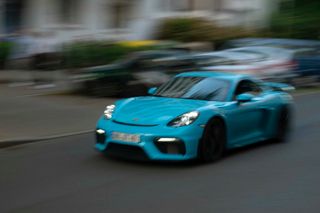 Blue Porsche